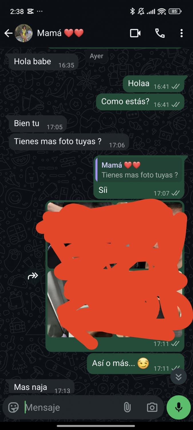 Chats con mi madre (real)