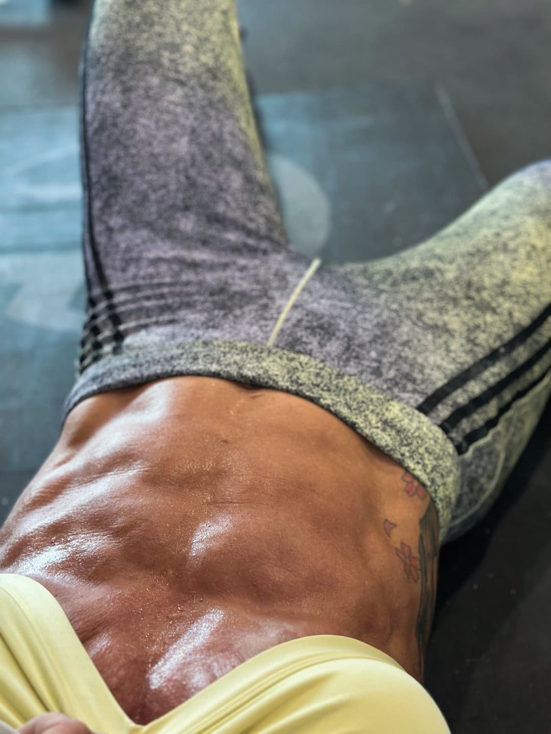 Proud of my great abs and fit body