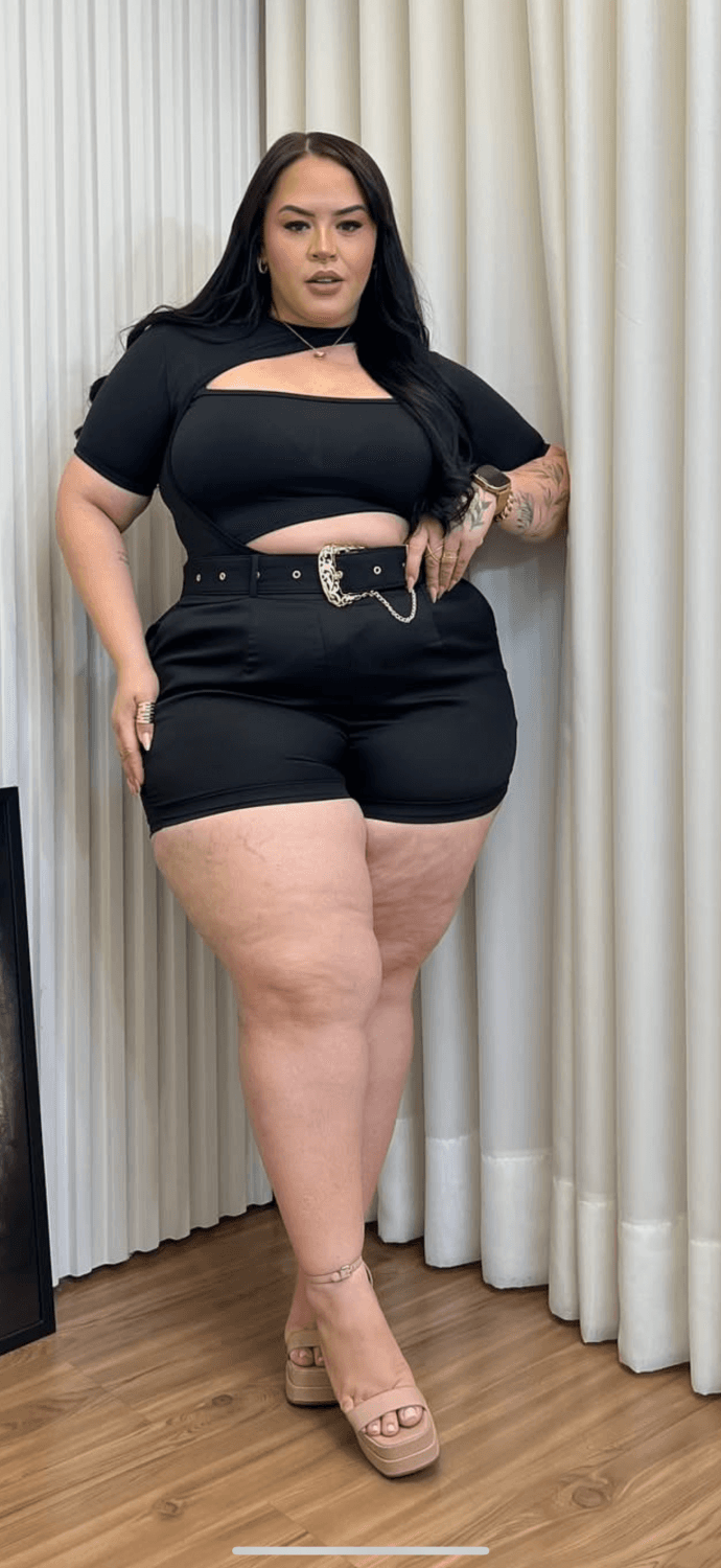 BBW Brazilian Model … Sassa Guedes. Cellulite & Phatness Galore