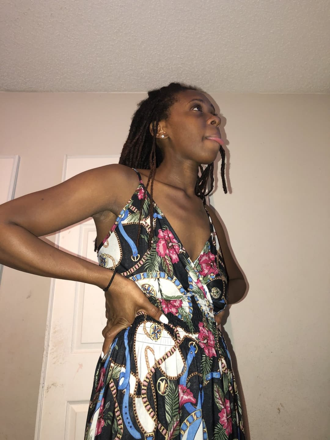 Wife in a dress (off guard)