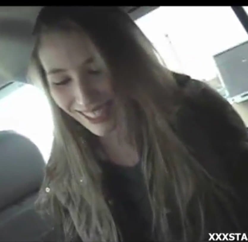 Pulsating throbbing cum swallow in car??