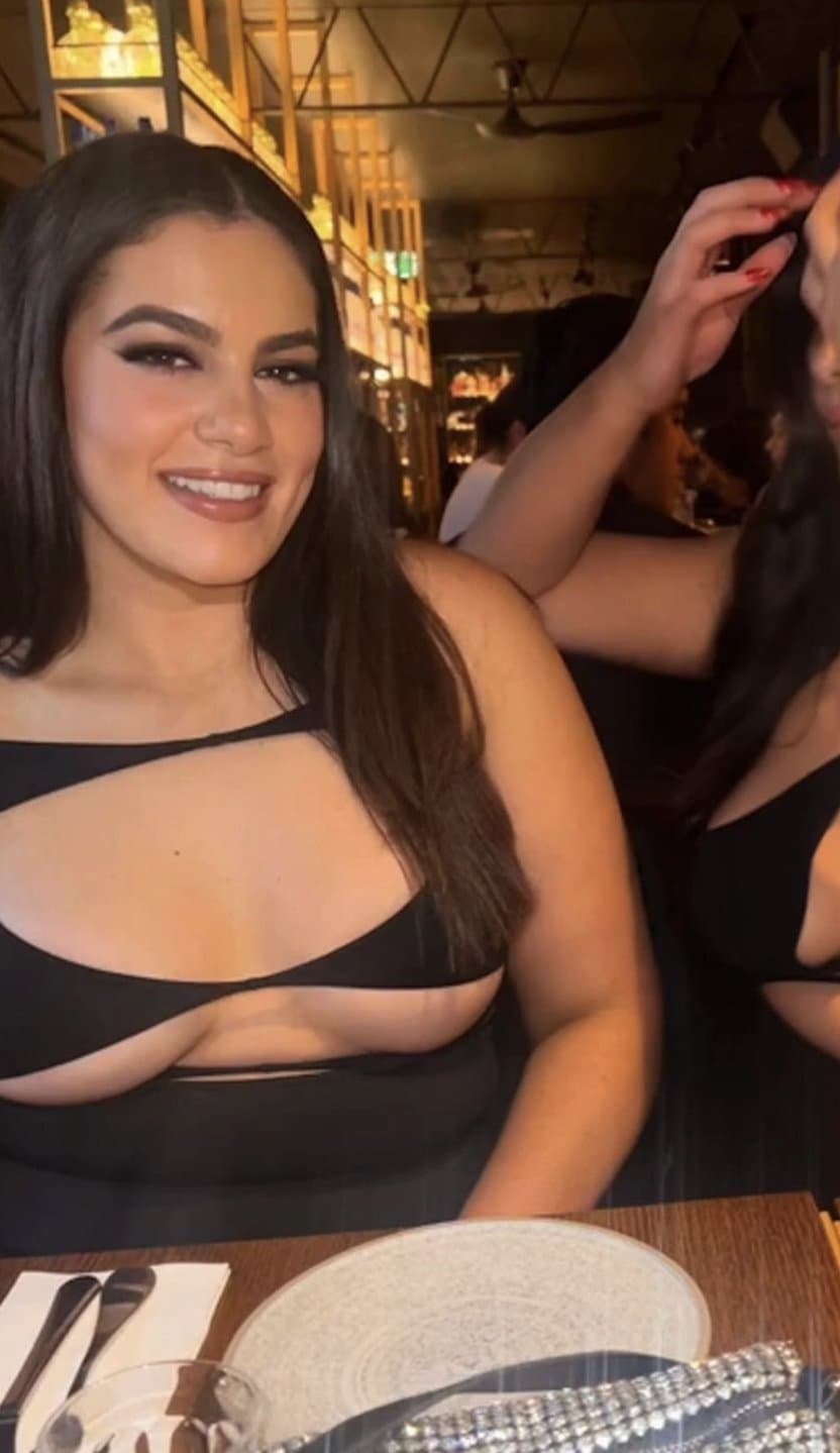 Aussie bbw Jamilla is so thick, begging for cum on her big fake tits. Kik fitfunseeker with edits