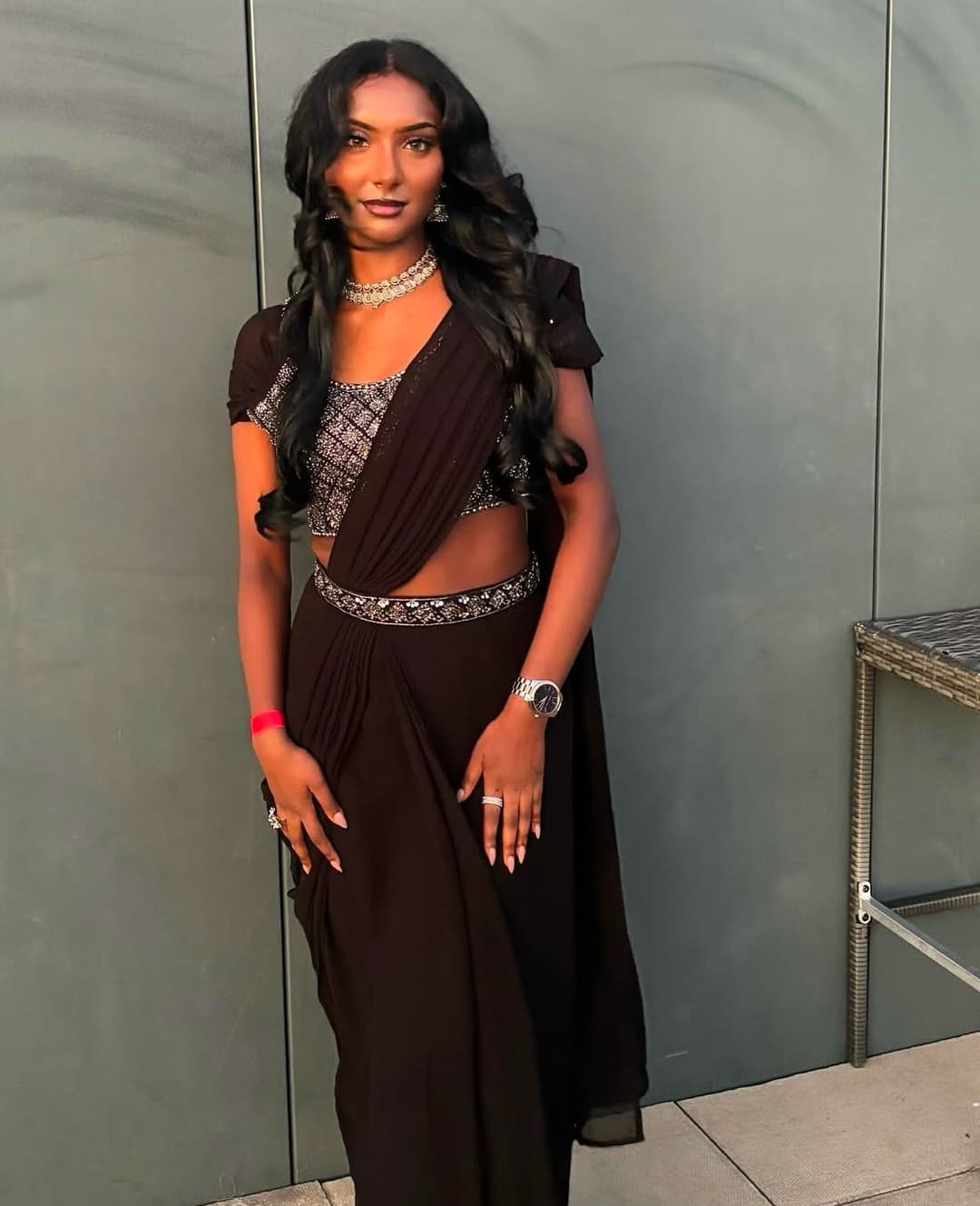 Dark skin Tamil girl Indian