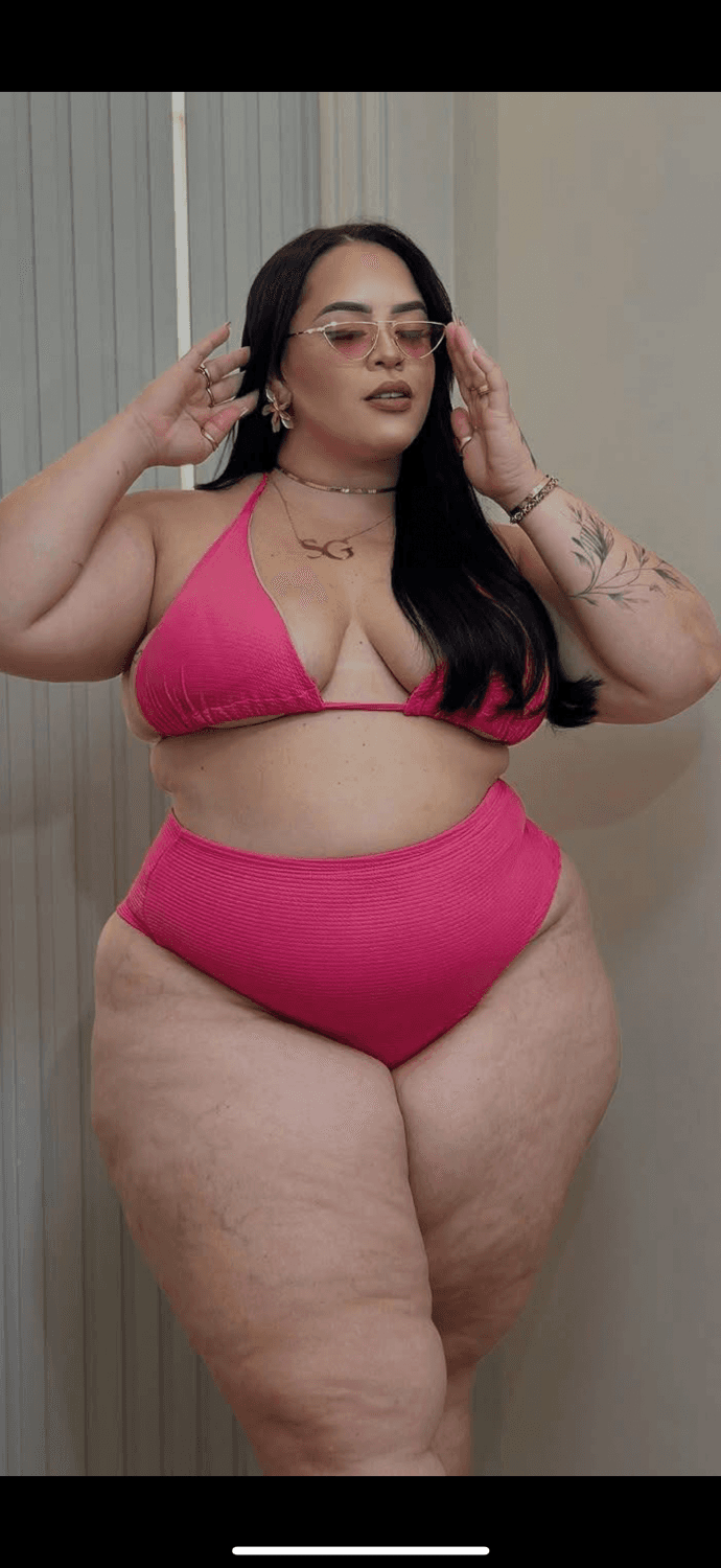 BBW Brazilian Model … Sassa Guedes. Cellulite & Phatness Galore