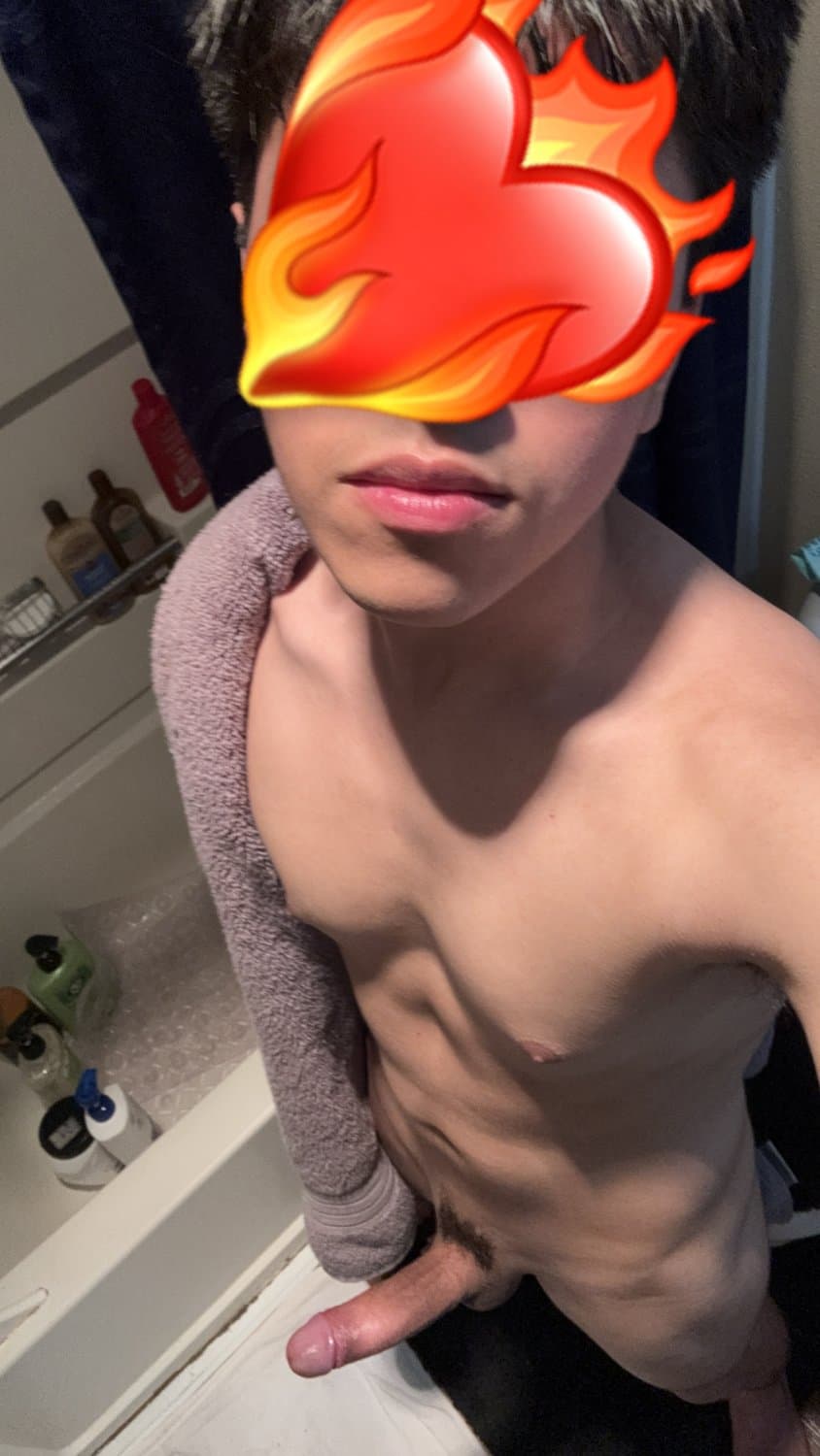 Nude Latino Shows Off Hard Cock