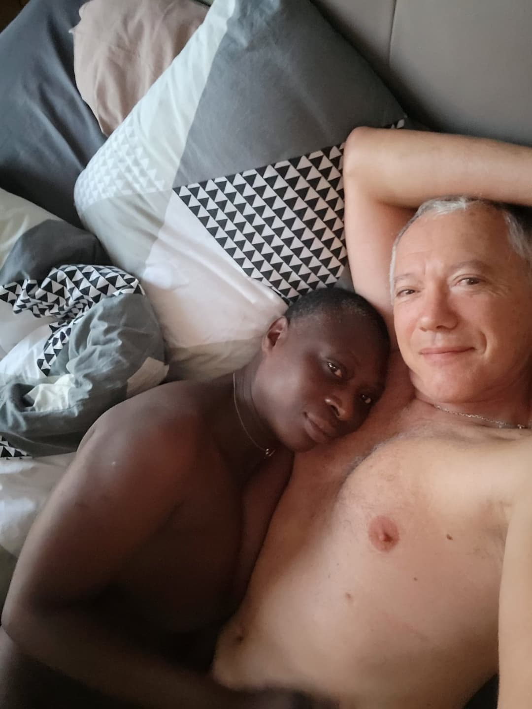 Big breasted Senegal whore craves white flesh deep inside her
