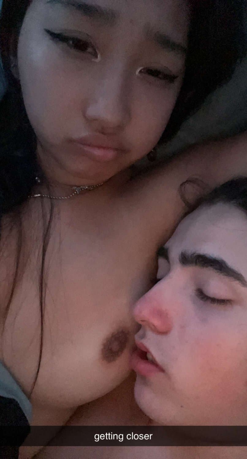 amateur asian girlfriend sucks and fucks boyfriend all day