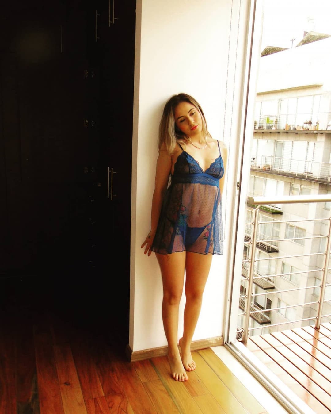 Sexy madurita lenceria