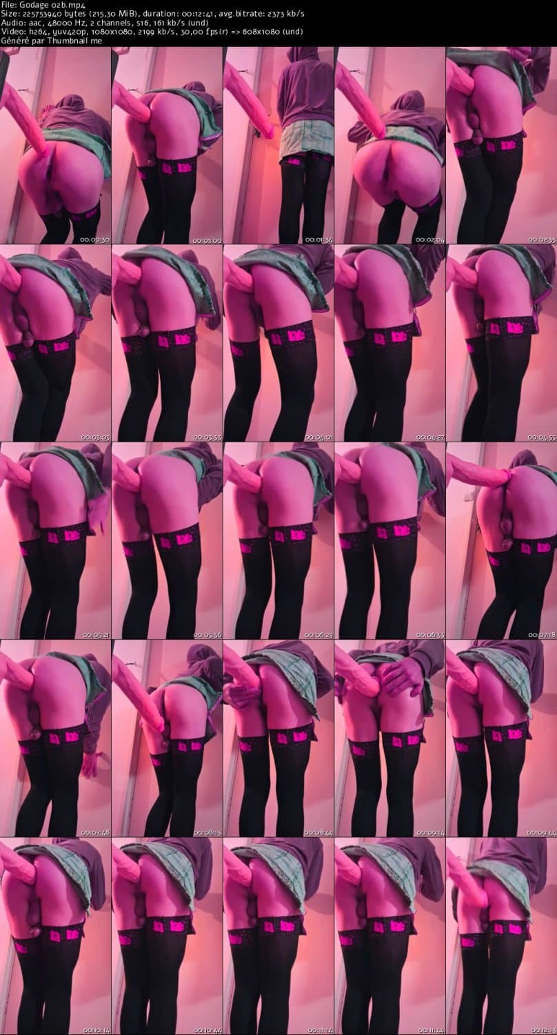 Assfucking my ass on dildos big and XL