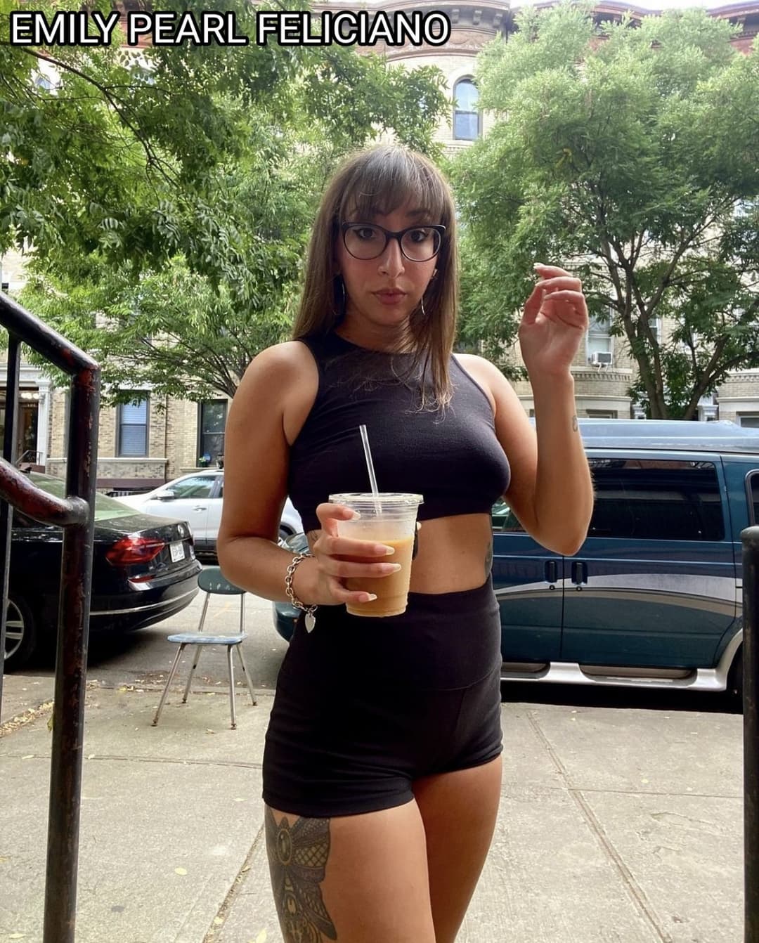 Click to view full size Operation Manager Emily F. nude in public