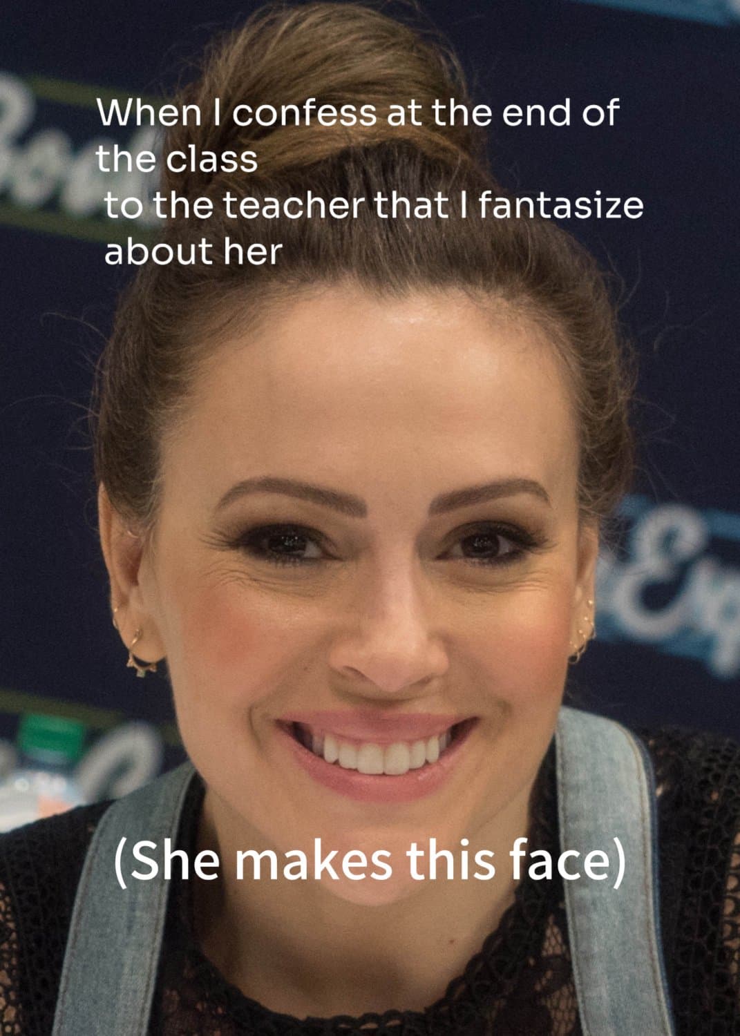 Click to view full size Alyssa Milano hot teacher captions