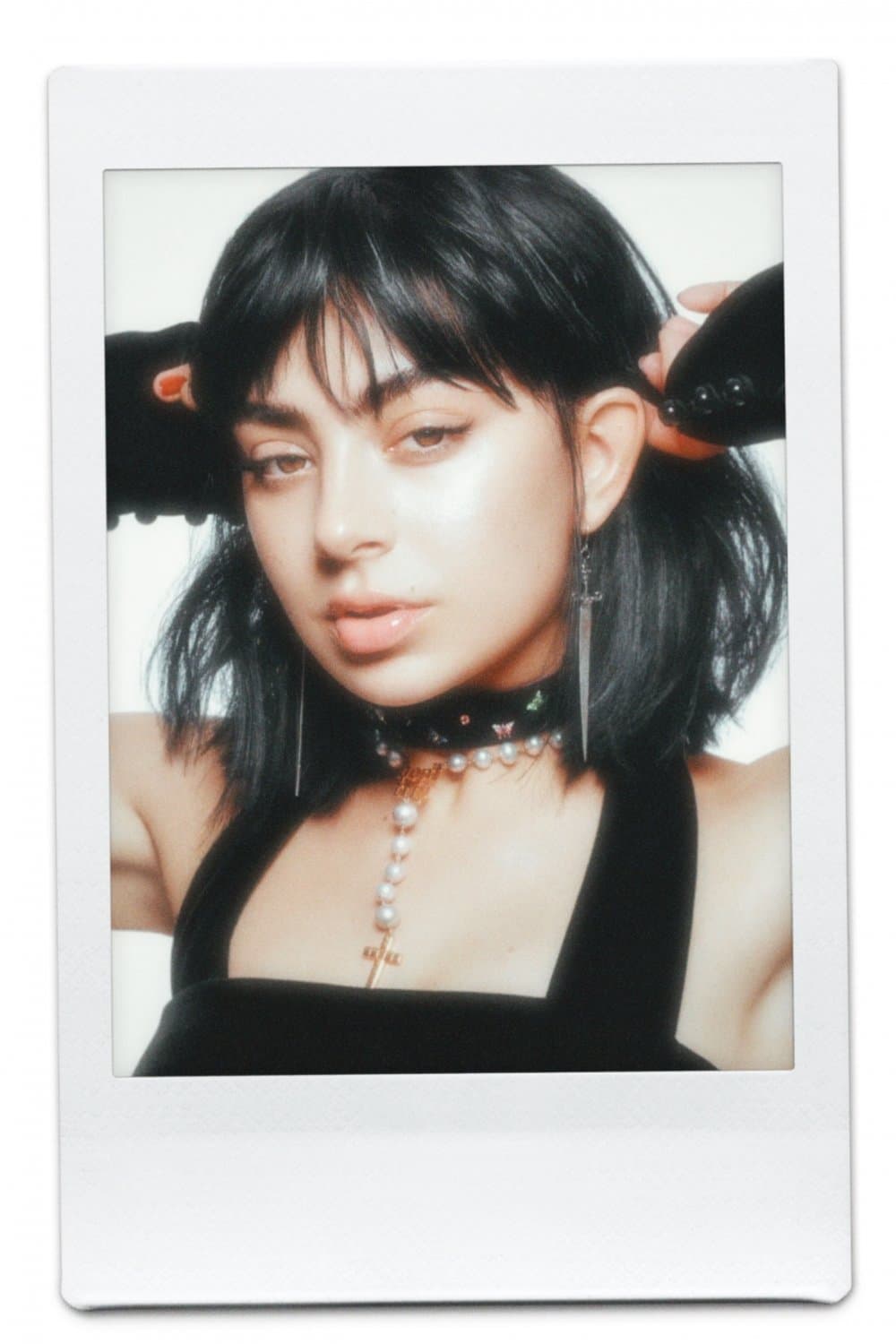 Charlie XCX Queenie Sateen Polaroid Mashup