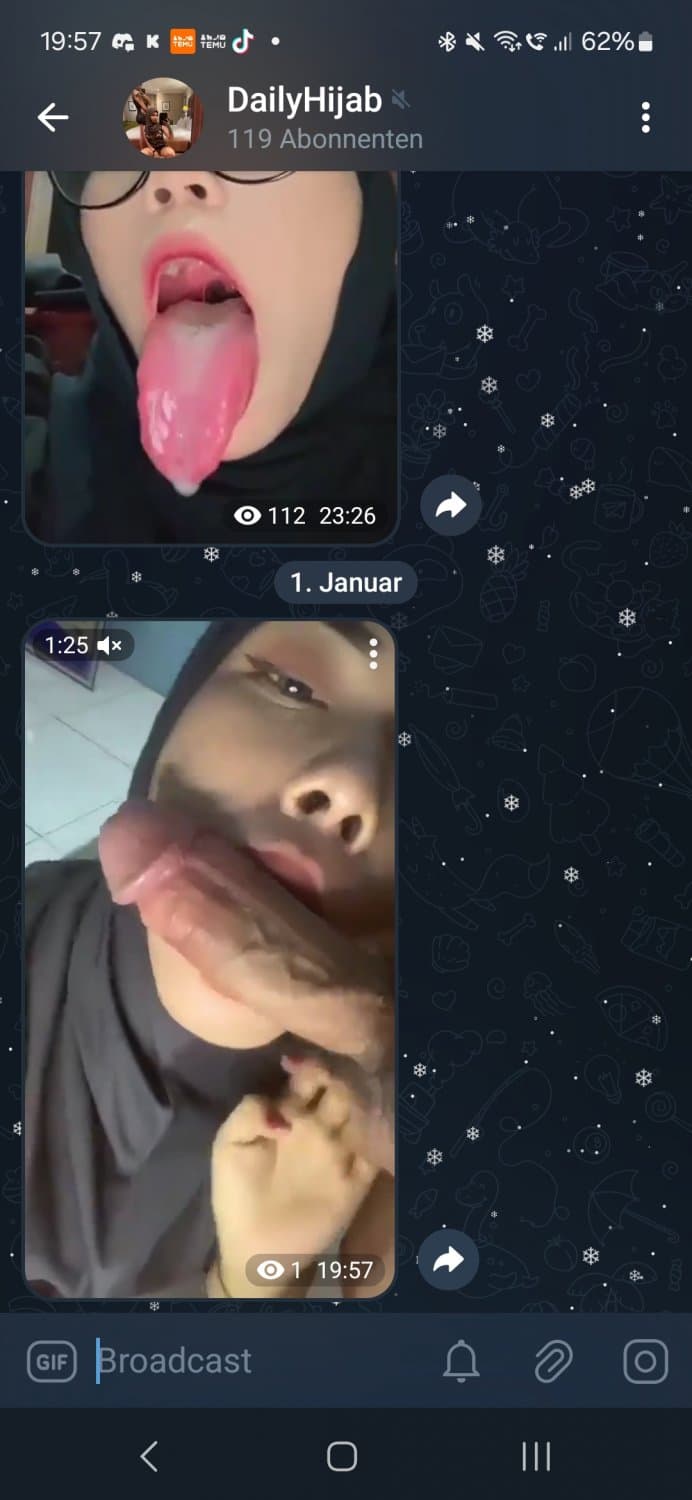 Nasty slutty hijab / hijabi blowjob and more (Check Comments)