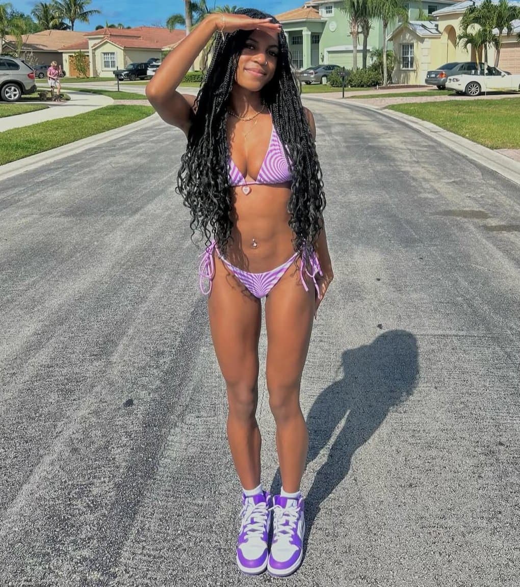 College Ebony Athlete Katiana(Bikini)(Uniform)