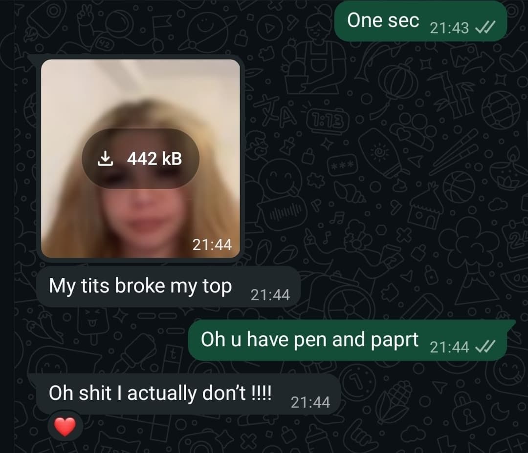 Boob so big t shirt ripped apart