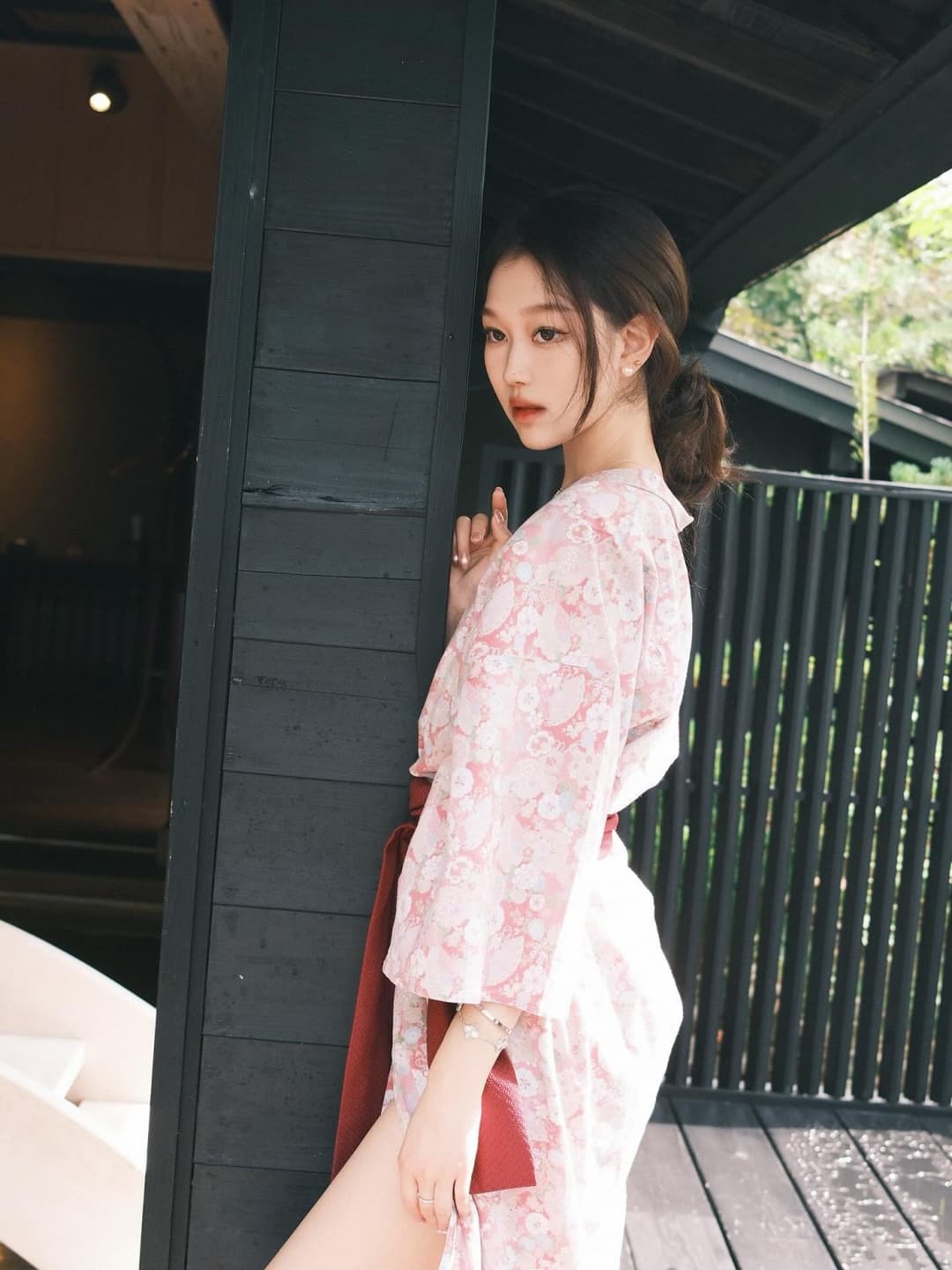 Chinese girl in yukata