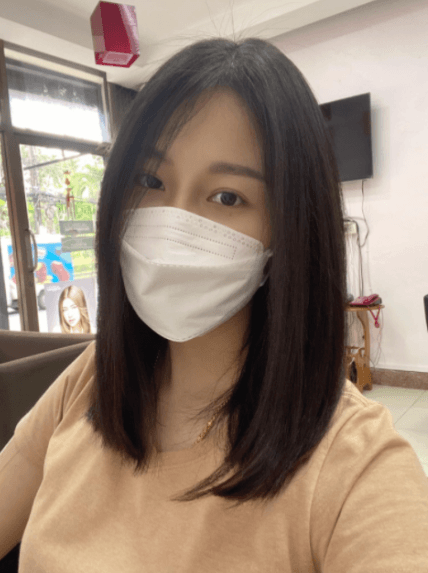 Her husband wants us to see her beautiful figure.