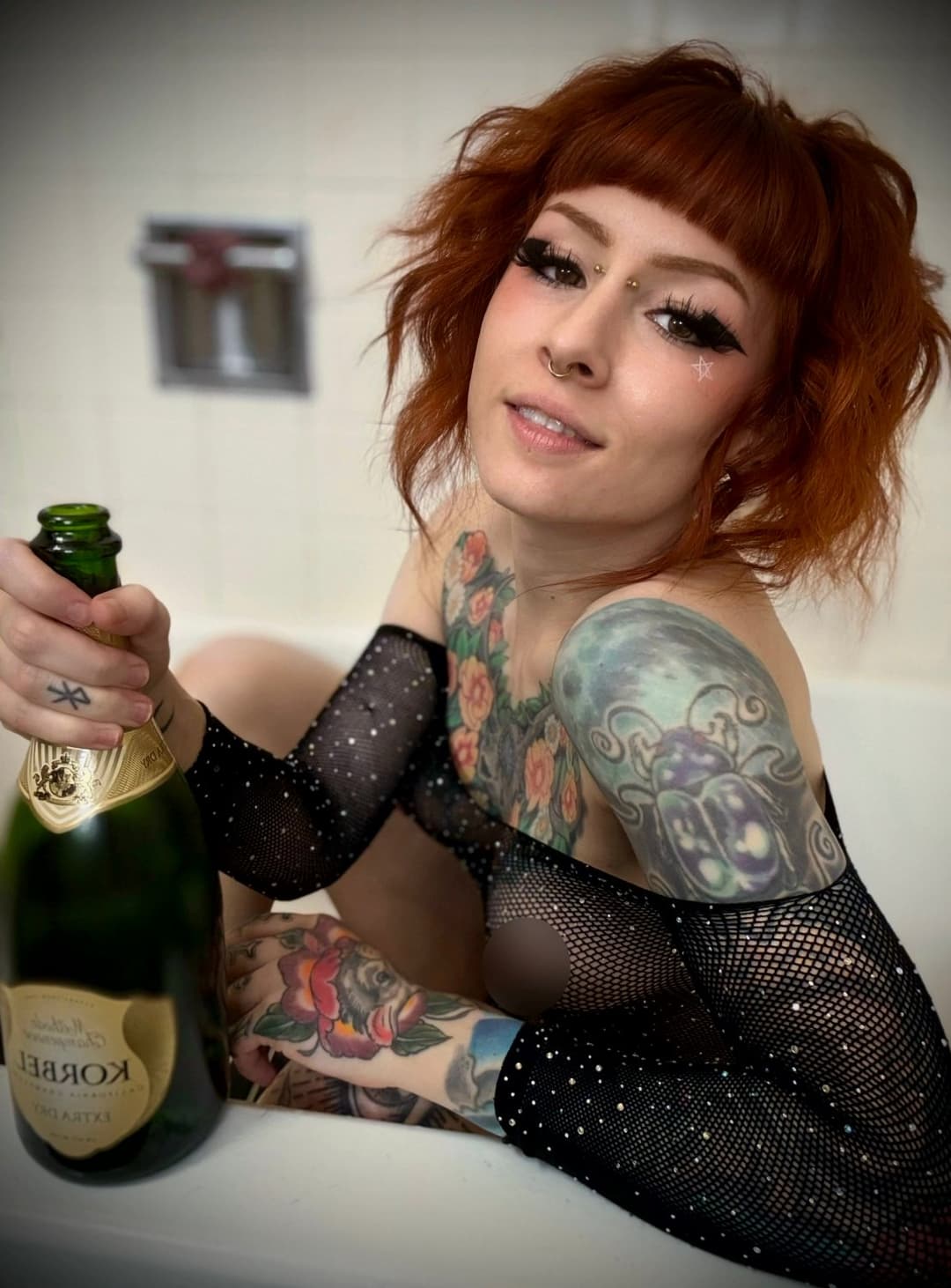 Smiling because I can’t wait to make you lick your toilet seat