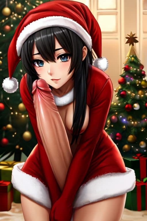 Holiday Futanari | My gift from me to you is two albums of AI porn! Happy Holidays!