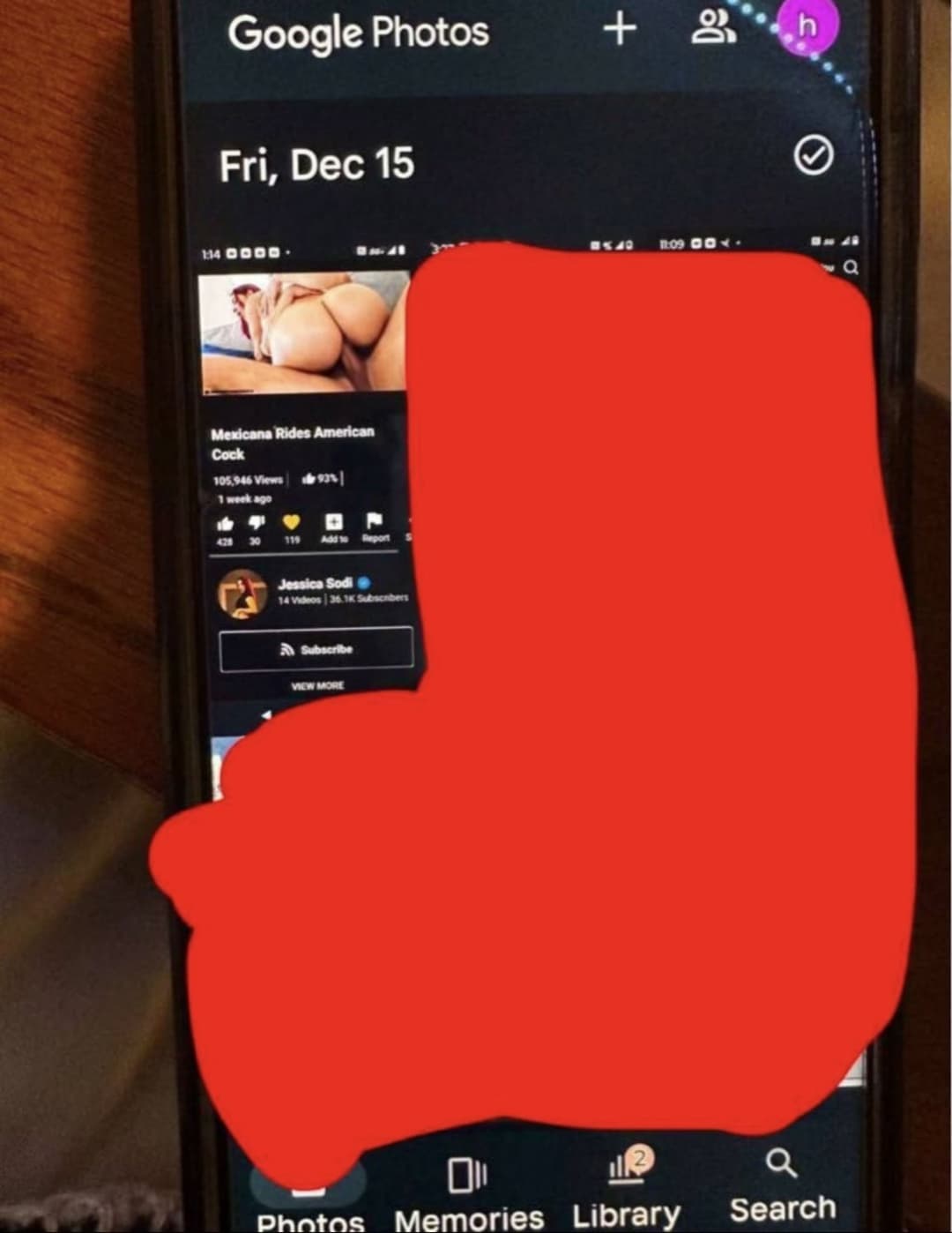 That my dad I went through to my dad phone