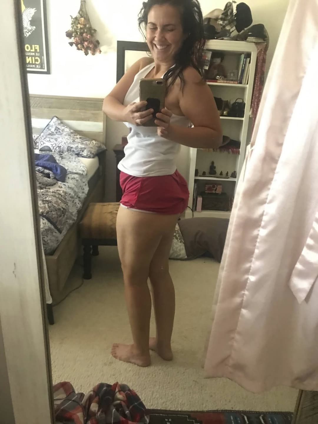 Best Friends mom working out