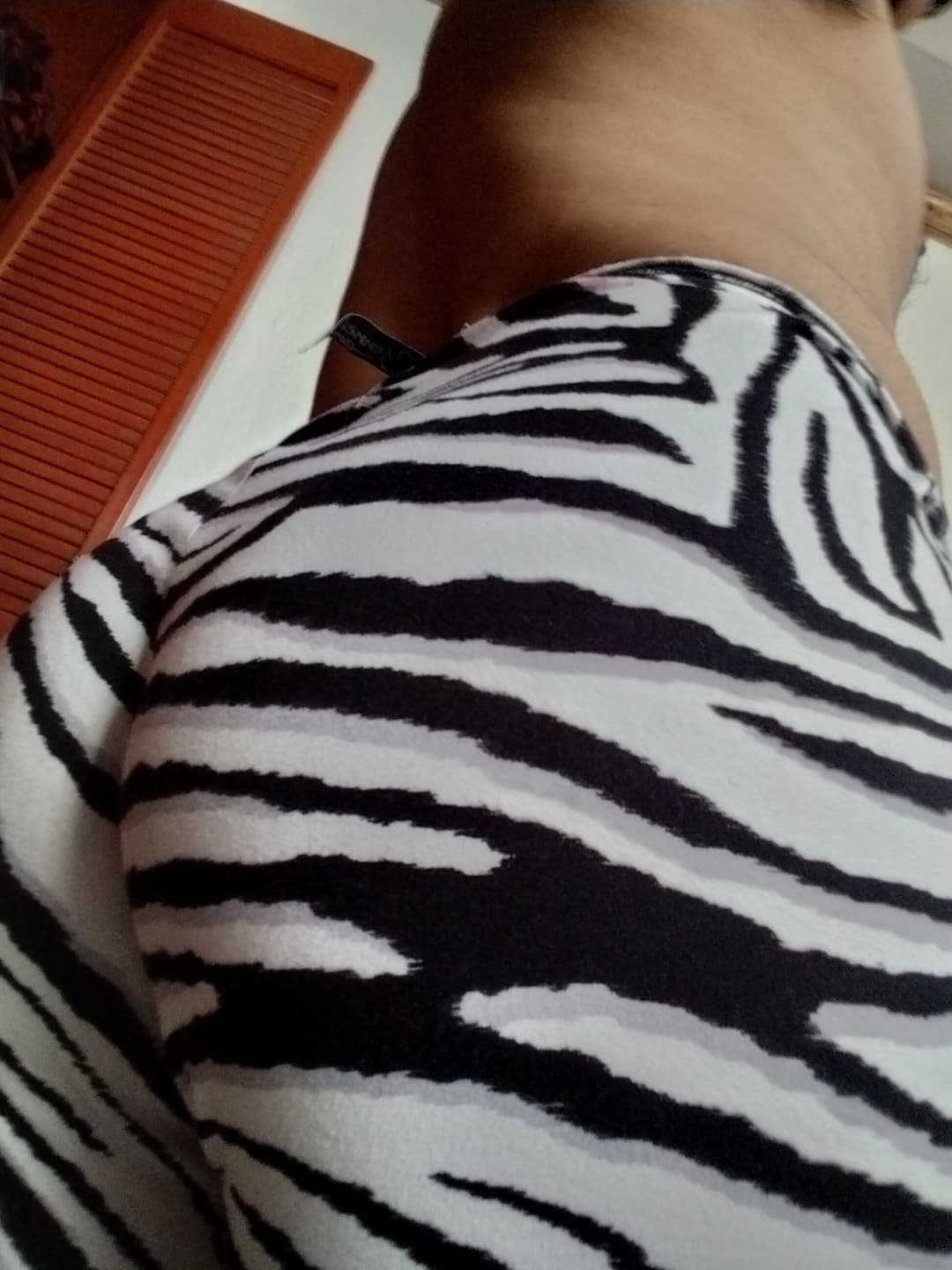 Culo en pijama de cebra