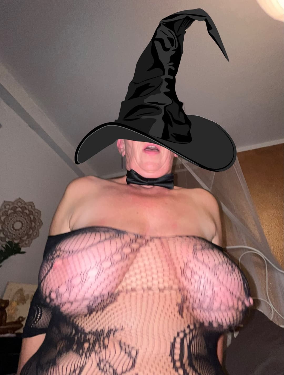 Ride and reverse ride of my big naturals & chubby Mature in bodystockings