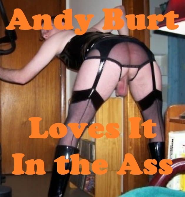 Andy Burt in Crotchless Panties
