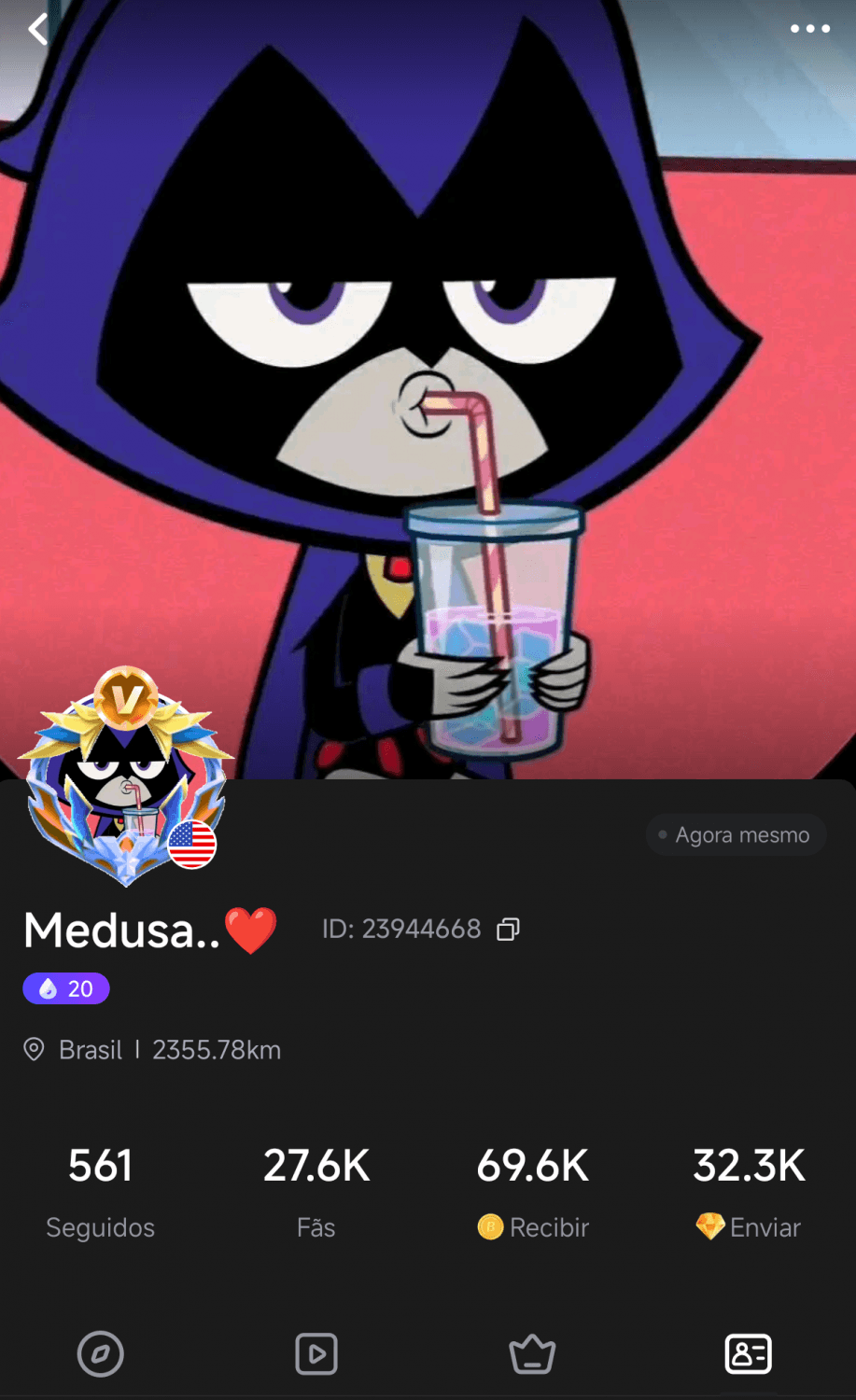 Nome: Medusa..❤️ID:23944668 buzzcast ( privado )