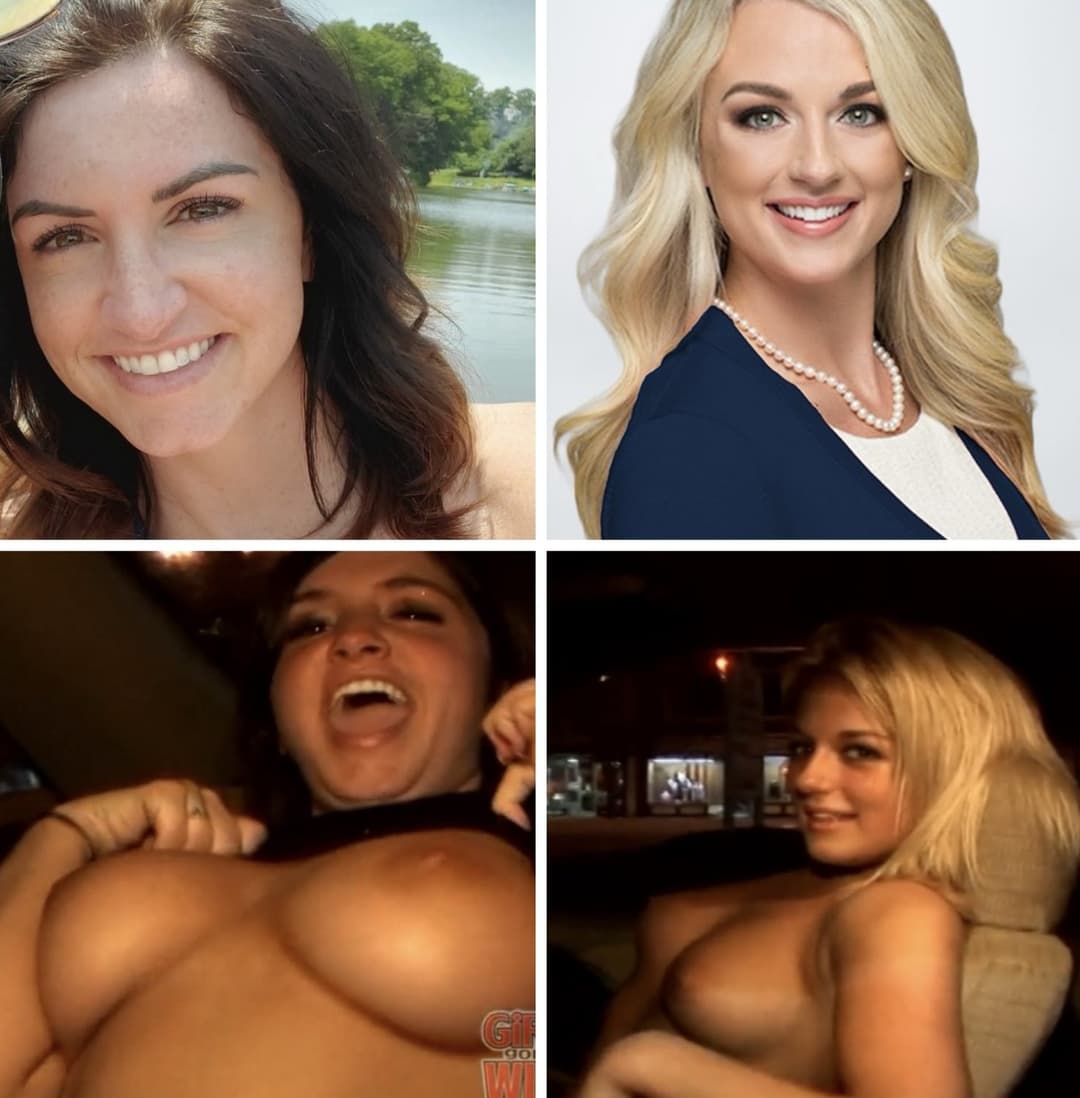 Sara & Sara show their tits off in the car for G G W