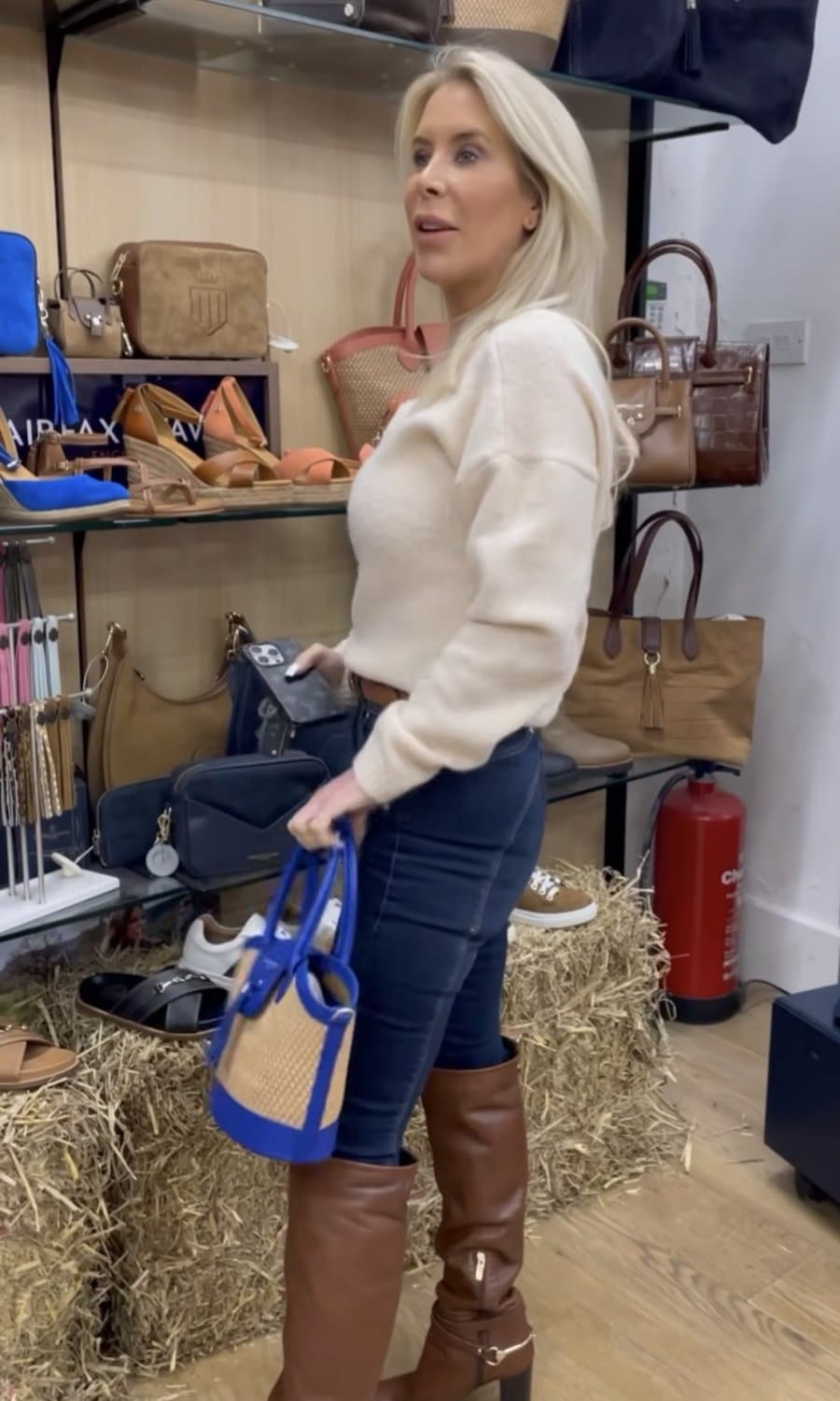 Rachel Lugo - Brown Knee High Leather Boots