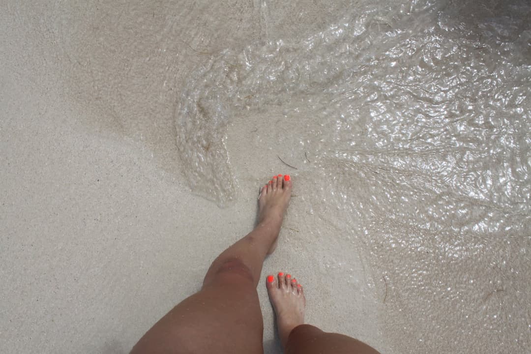 Barefoot and a little bit naughty