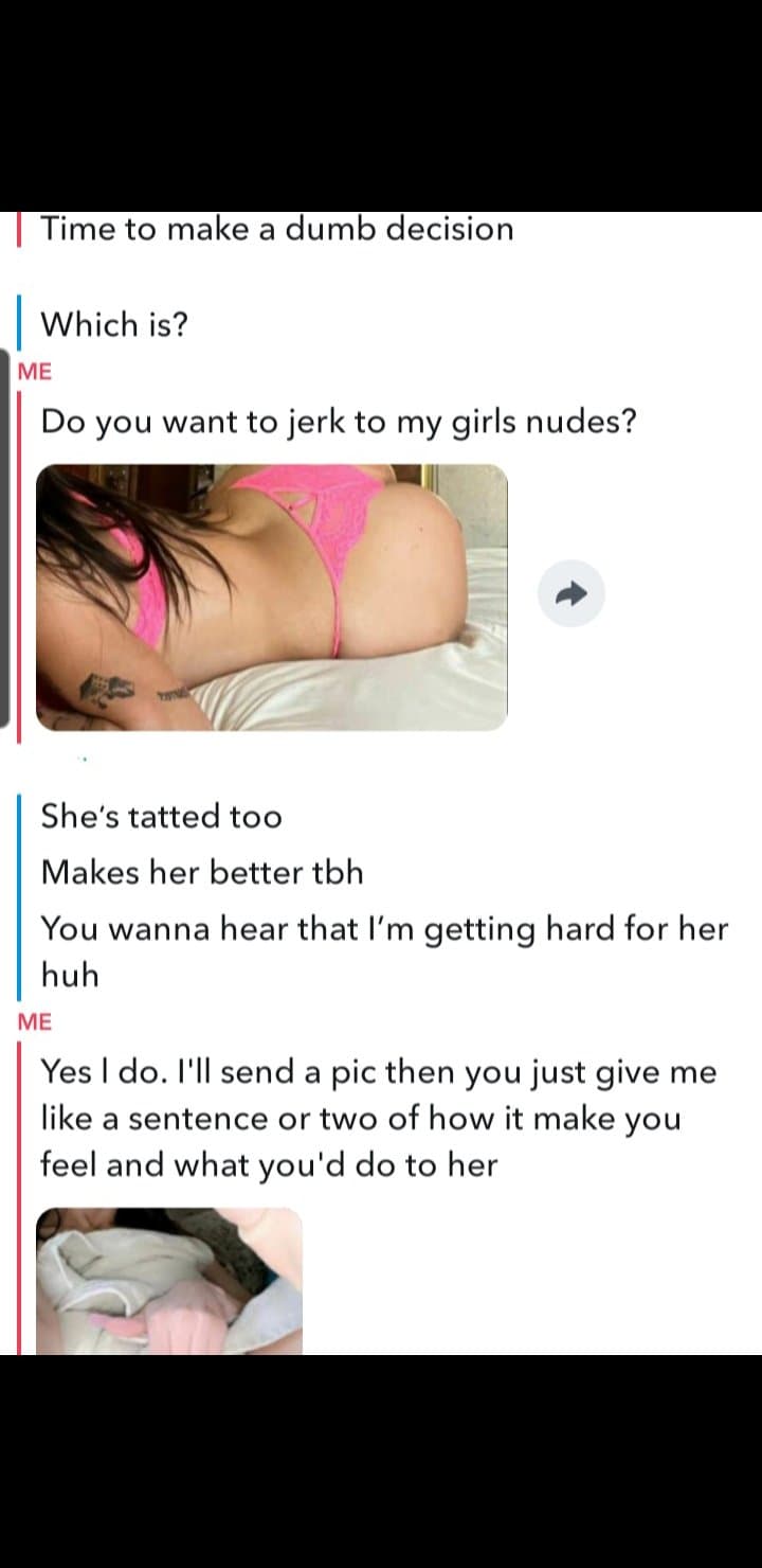 Brother tricked to jerking to his sister. Can never look at her the same again. Kik friendexp403