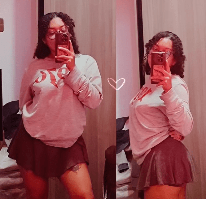 yo no doy más… esta es Katherine, mi prima afro, la culona que me tiene loco desde pelao. Esa negra