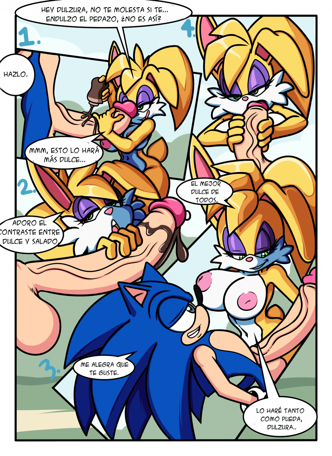 Sonic’s Easter Treat – TRanger || Comic in Spanish
