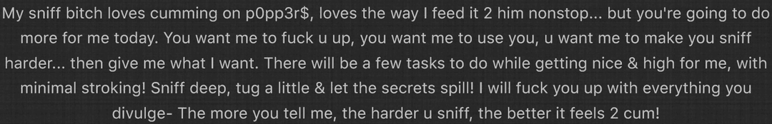 More Sniffs, Less Strokes - C.B