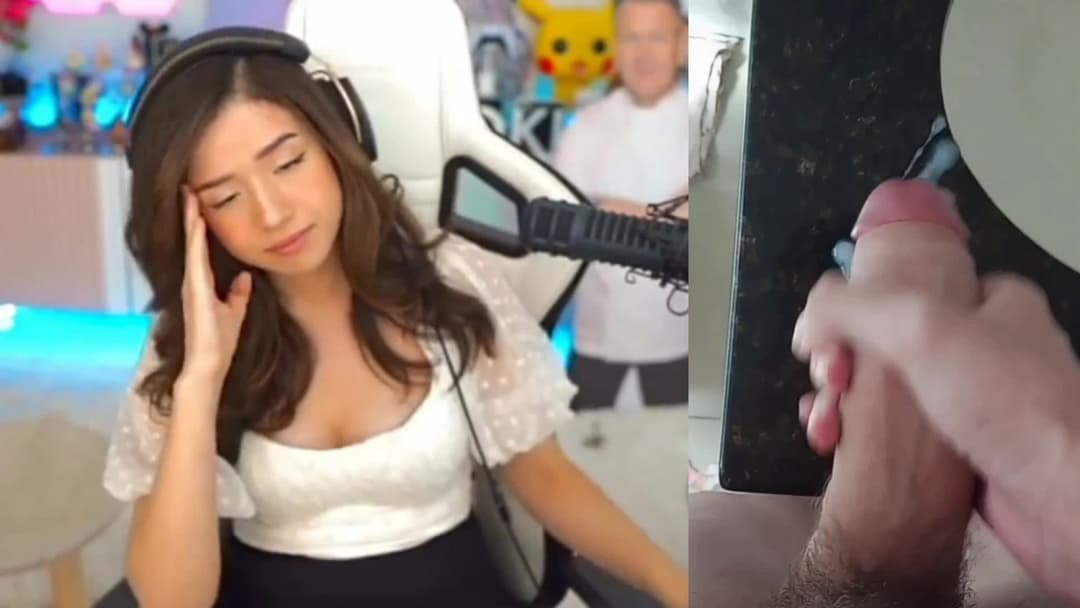 Woman reacting to cumming