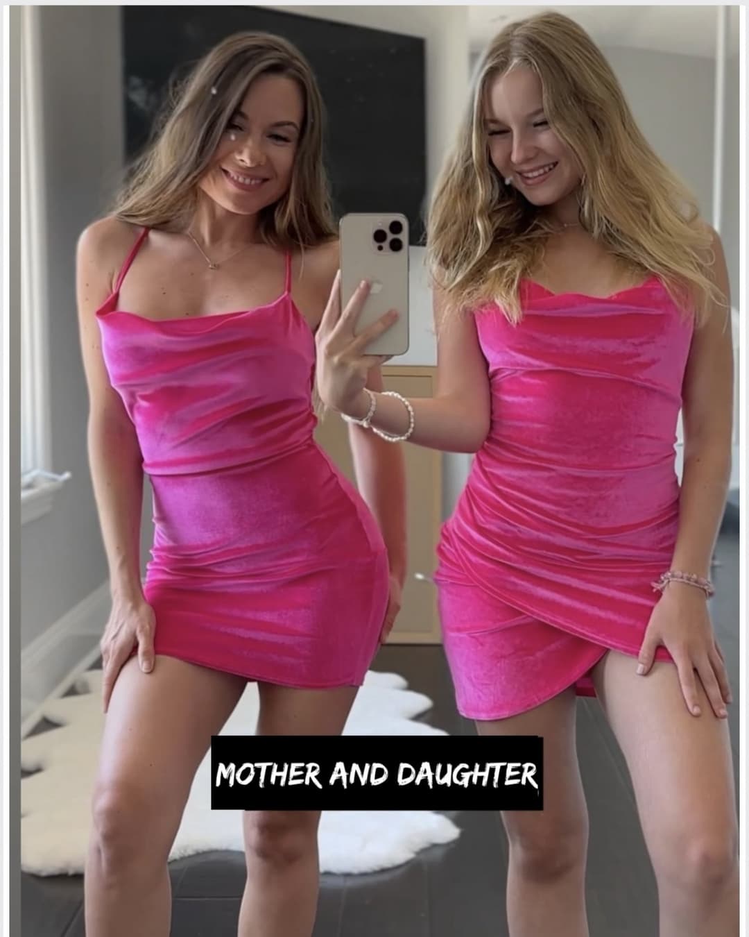 Edging material mother daughter duo