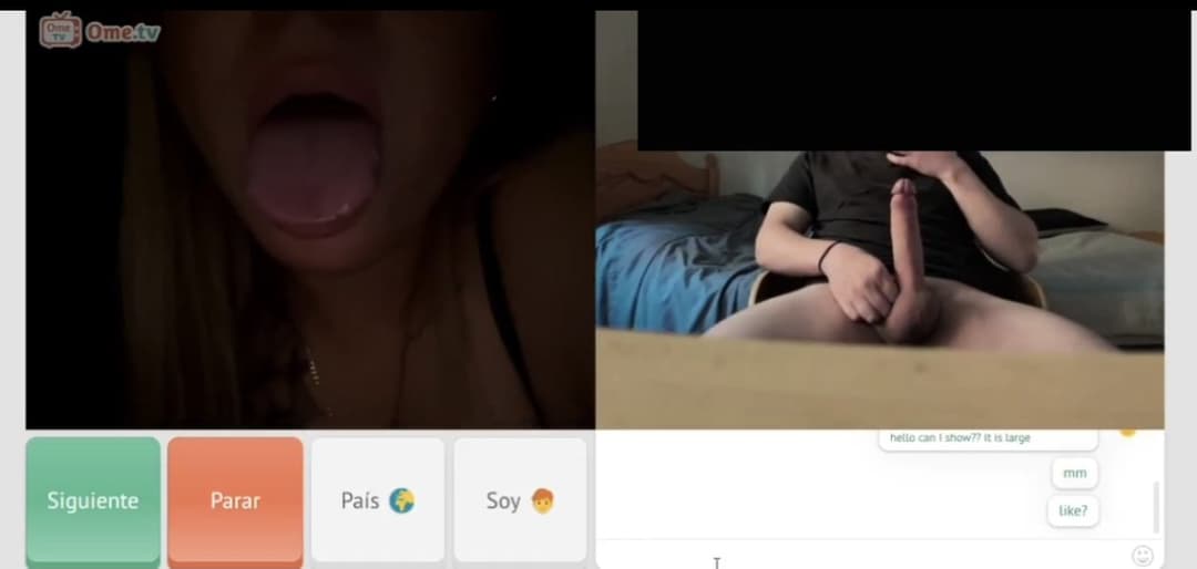 OMEGLE COCK REACTION