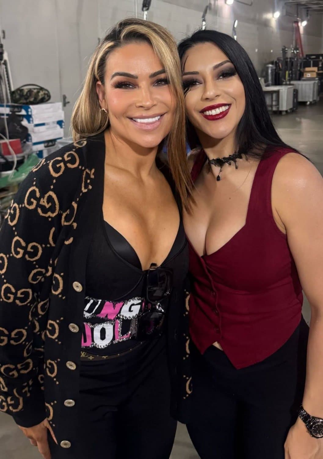 Stephanie Vaquer and Natalya make out - Fake AI Video