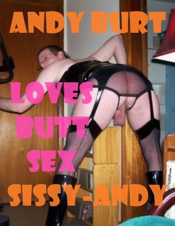 Andy Burt in Crotchless Panties