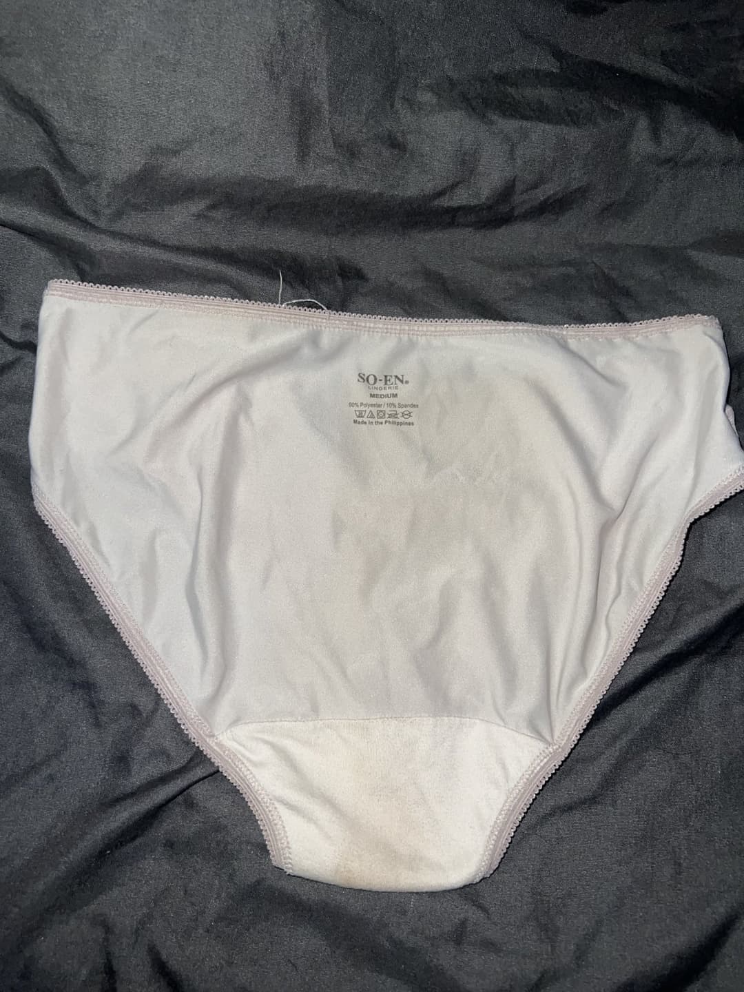 Click to view full size stole the panty of my neighbor’s wife with salty princess juice upskirt video to follow