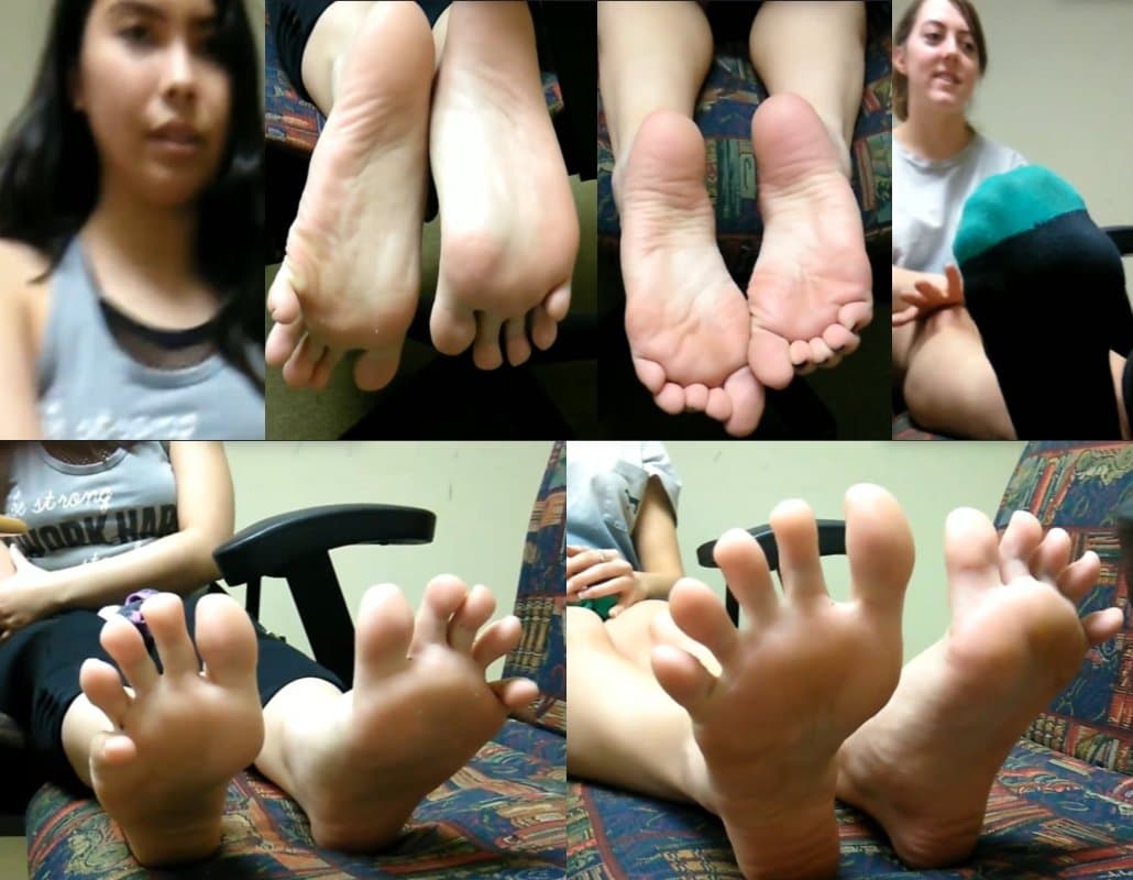 Video 56 - Public Feet Interview,College Friends Double Soles