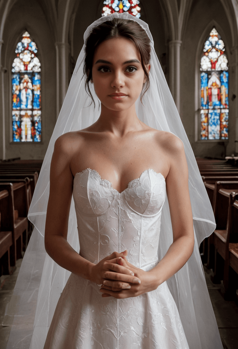 Virgin bride gets ritualistically fucked on her wedding night