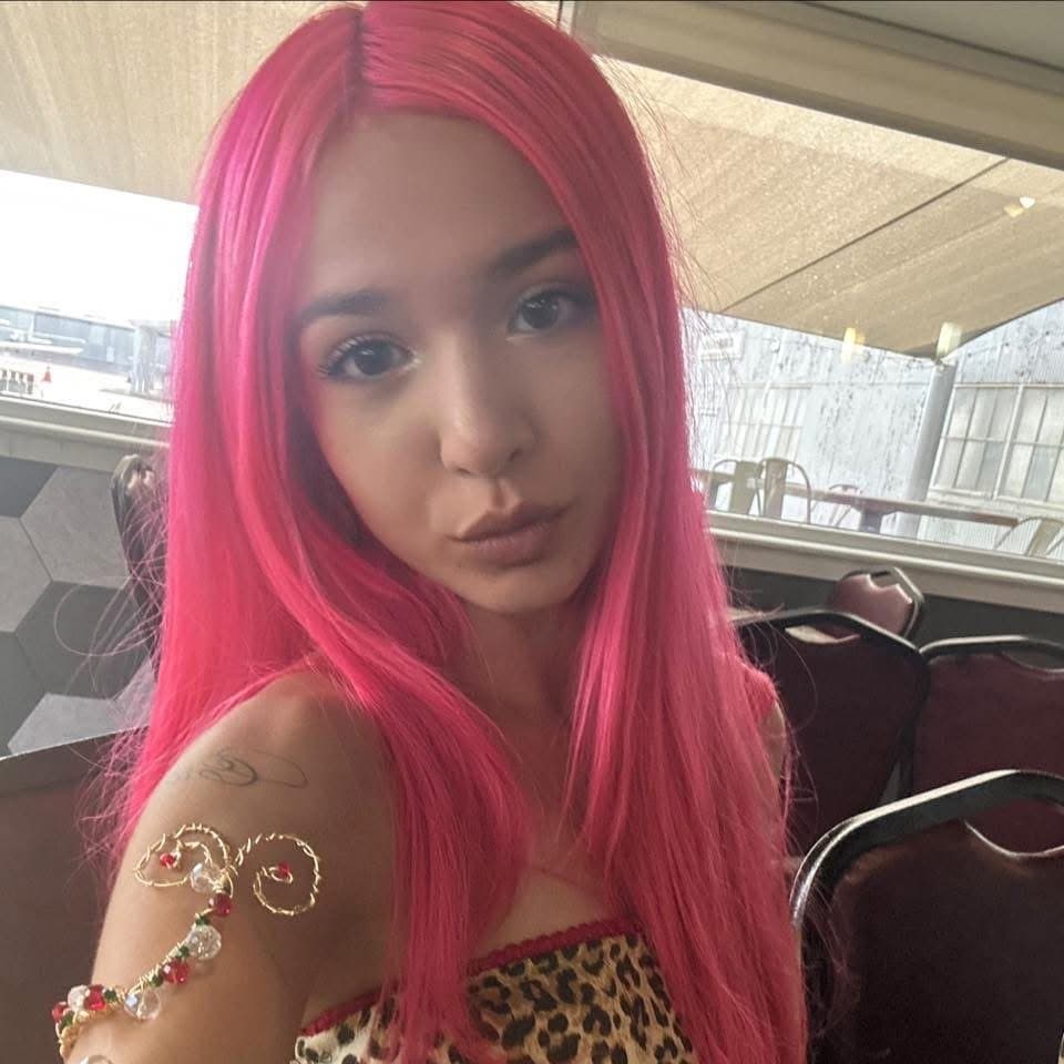 hot pink hair latina tiktok bop bbc blowjob blacked sloppy throat fuck big dick slut ai nude