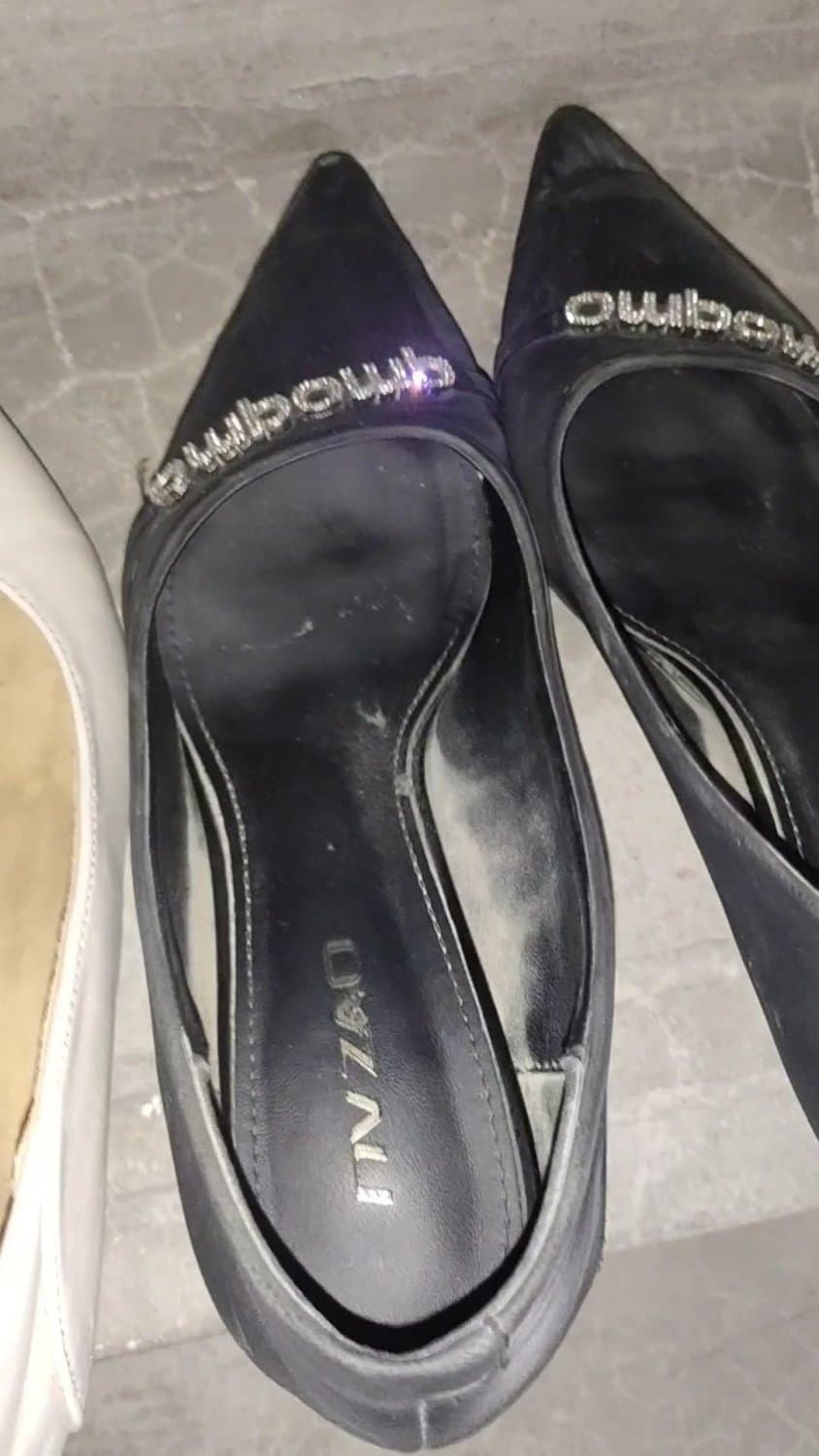 Cock & cum into asian shoes