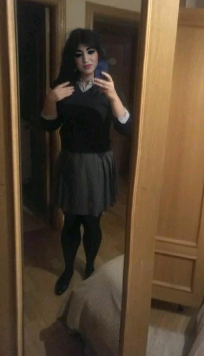 Sissy Natalie loves to be a sissy slut for old men! Kik: fagskirtedforever1