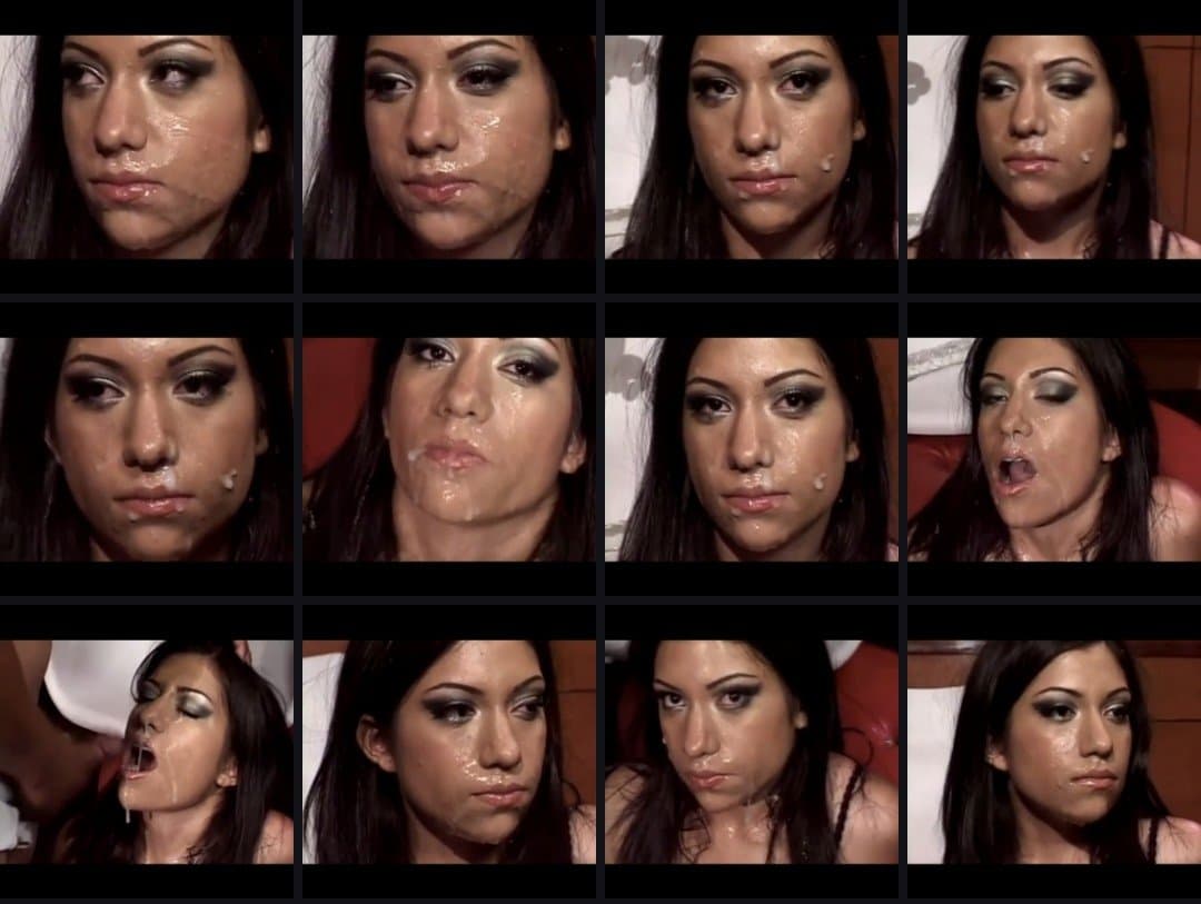 Bukkake slut bitch really hates bukkake LOL