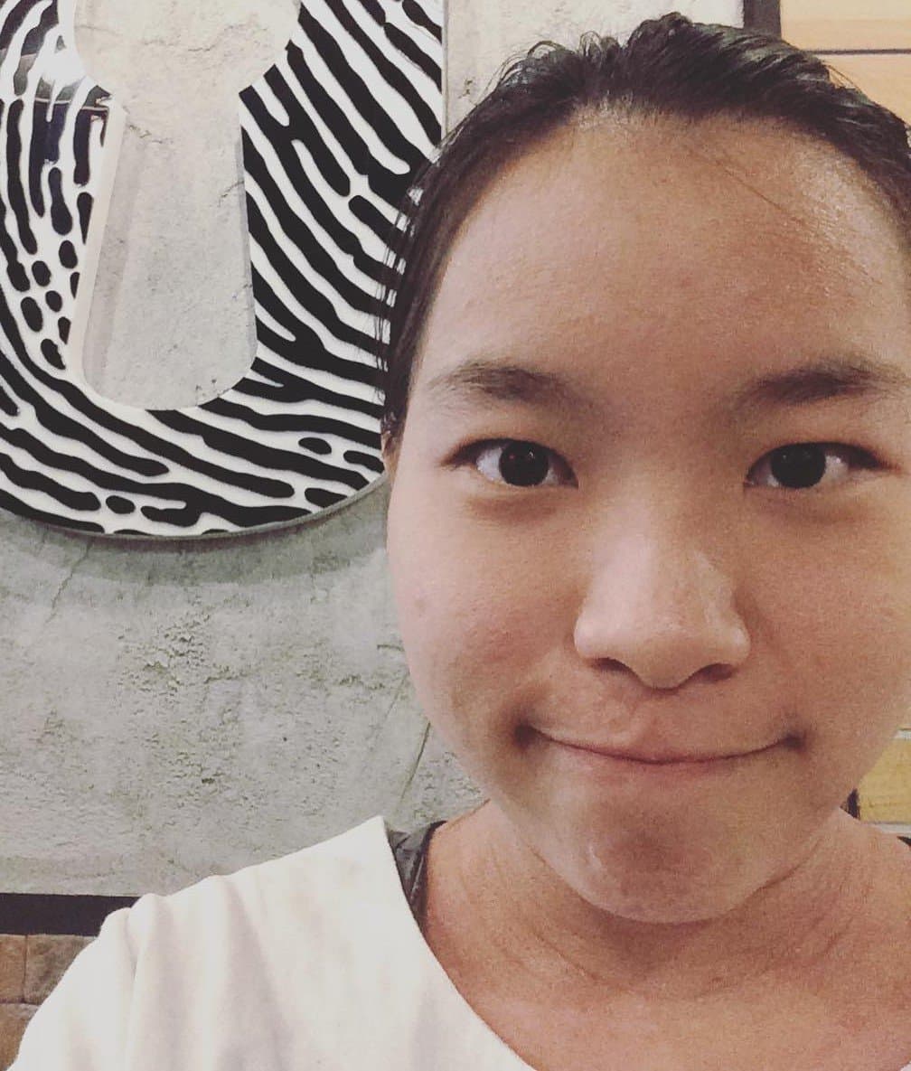 Asian girl giving amazing blowjob in toilet