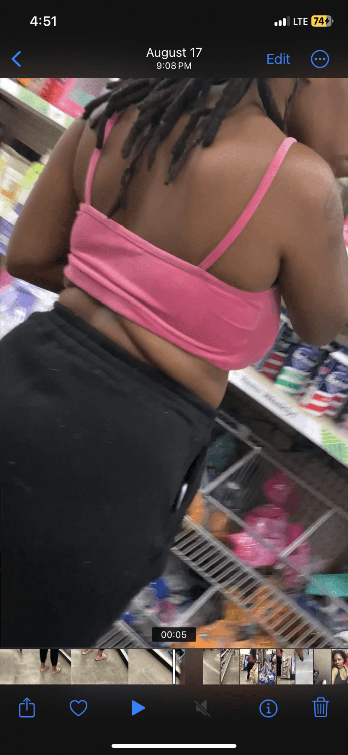 ChocolateQueen  ShayButta Soft Feet ?? & Fat Butt In Dollar Tree {Photos & Video Clip}